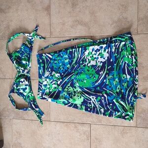 Vintage Sears 2 pieces beach outfit